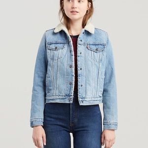 Levi’s Sherpa Denim Trucker Jacket